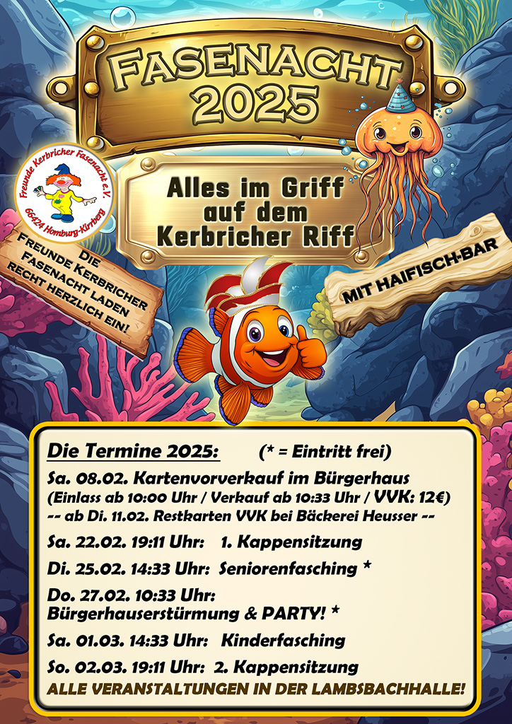 Flyer für die kommende Session